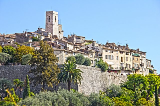 The famous village of Saint Paul de Vence, France