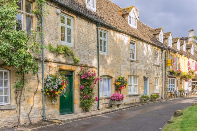 Stow-on-the-wold in the English Cotswolds