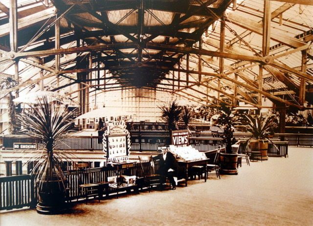 The interior of Sutro Baths alternative view.