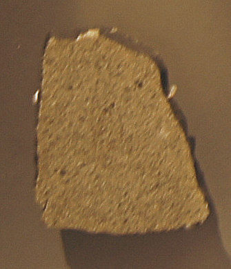 Sylacauga meteorite slice, Smithsonian National Museum of Natural History, Washington, DC. Photo: wrightbrosfan – Flickr CC BY SA 2.0