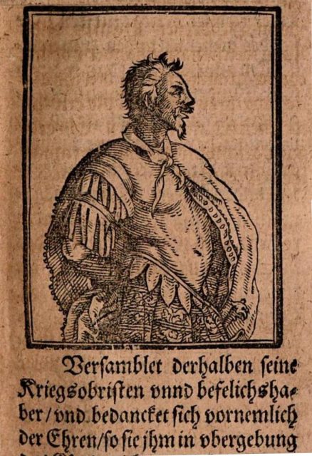 A 17th century depiction of Attila from Ungarische Chronica written by German writer Wilhelm Dilich