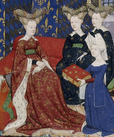 Christine de Pizan presenting her book to the Queen of France