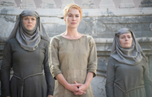 A scene of Lena Headey as Cercei Lannister in 'Game of Thrones'