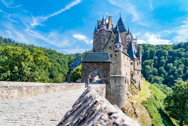 The historic castle Eltz in the Eifel, Germany