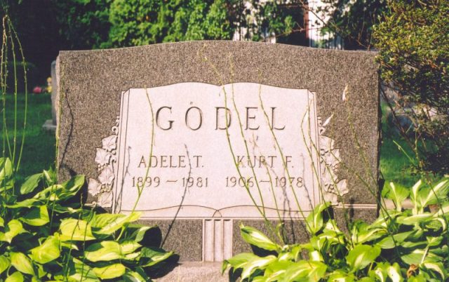 Kurt Godel tomb.