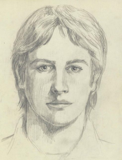One of the three primary sketches of the Golden State Killer