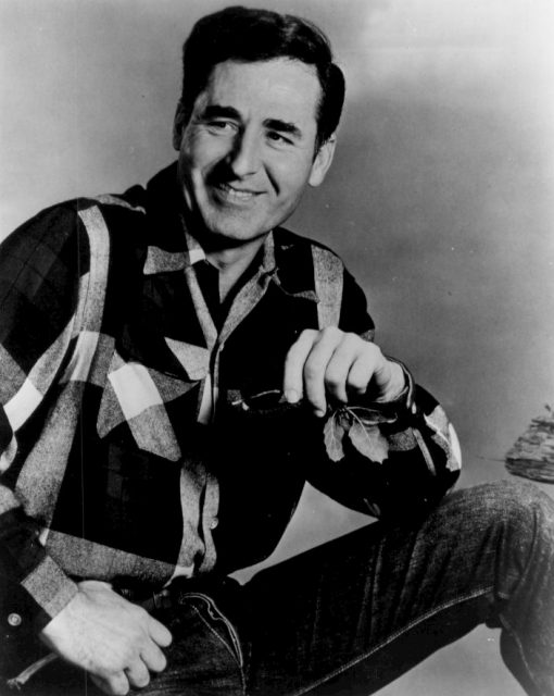 Publicity photo of Sheb Wooley, the actor who portrays Private Wilhelm in The Charge at Feather River,
