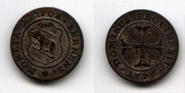 1776 Kreuzer coin