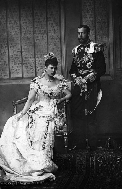 Wedding of Princess Mary of Teck (future Queen Mary) with Prince George, Duke of York (future King George V), 1893