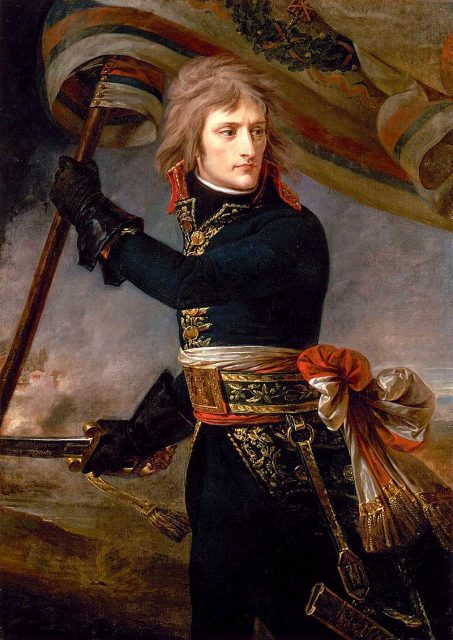 Bonaparte at the Pont d’Arcole, by Baron Antoine-Jean Gros, (ca. 1801), Musée du Louvre, Paris