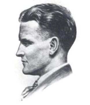 F. Scott Fitzgerald – sketch by Gordon Bryant for Shadowland magazine.