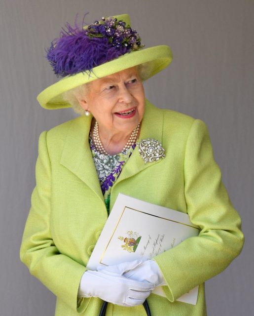 Queen Elizabeth II attends the wedding of Prince Harry to Ms. Meghan Markle at St George’s Chapel, Windsor Castle on May 19, 2018, in Windsor, England. (Photo by Pool/Max Mumby/Getty Images)