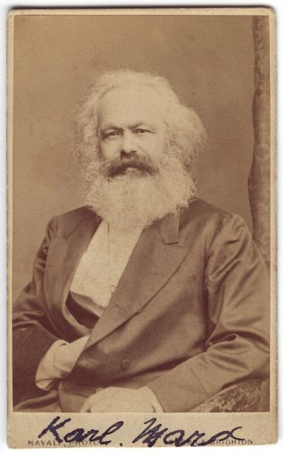 Marx in the 1870s.