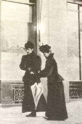 Purported last photograph taken of Elisabeth a week before her death at Territet, Switzerland