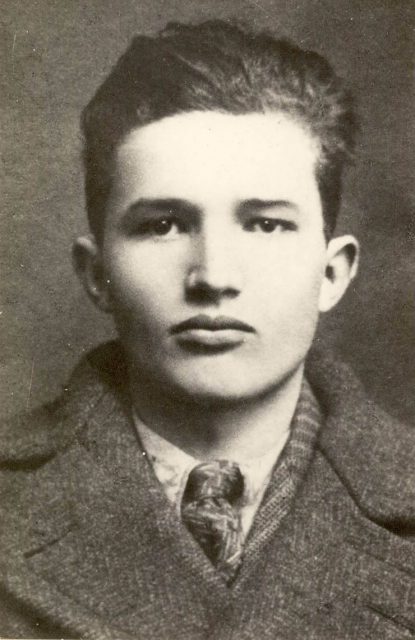 Arrested in 1936 when he was 18 years old, Ceaușescu was imprisoned for two years at Doftana Prison for Communist activities.