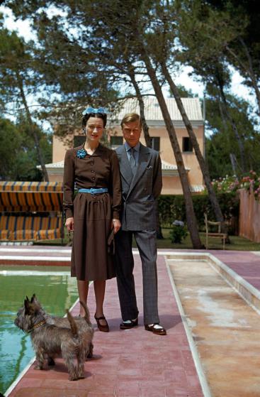The Duke and Duchess in Cascais, Portugal, 1940.