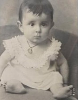 Emma Morano in 1900, aged one-year-old.
