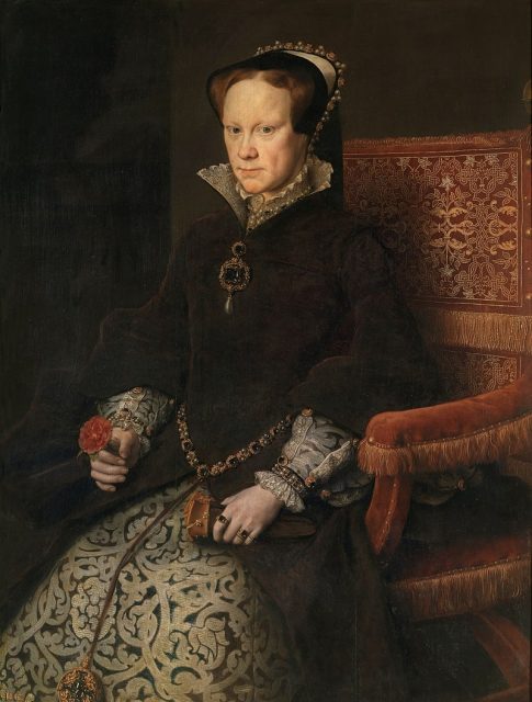 Queen Mary I of England.