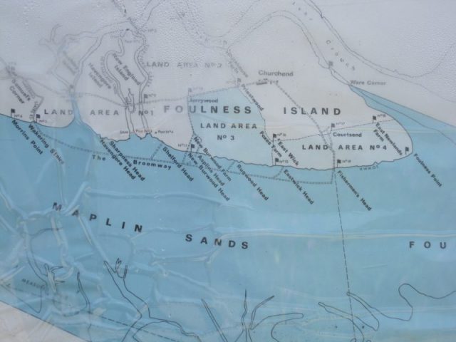 The Broomway marked on a map. Photo Helen Miller CC By-SA 2.0