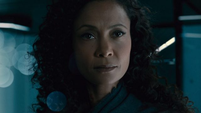 Thandie Newton, who plays an android madame, in the season finale of “Westworld.” Photo: HBO