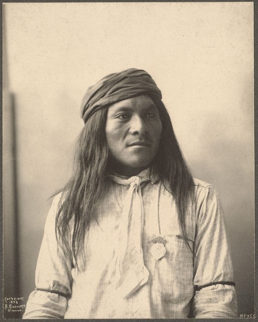 Portrait of a man, 1898. Photo by Frank Rinehart CC BY 2.0
