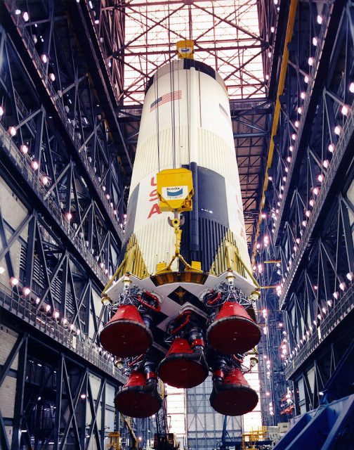 Apollo 10 Saturn V S-IC First Stage.