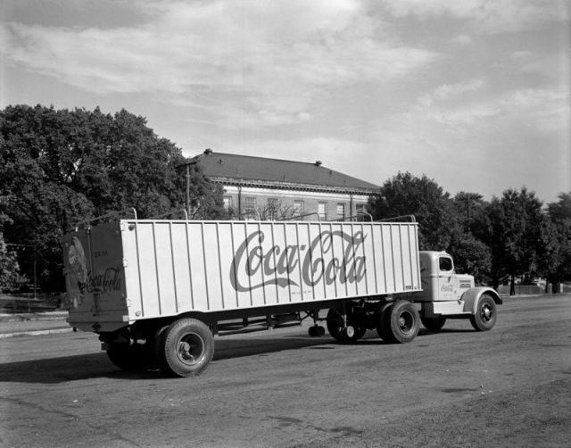 Coca-Cola truck back in 1946.