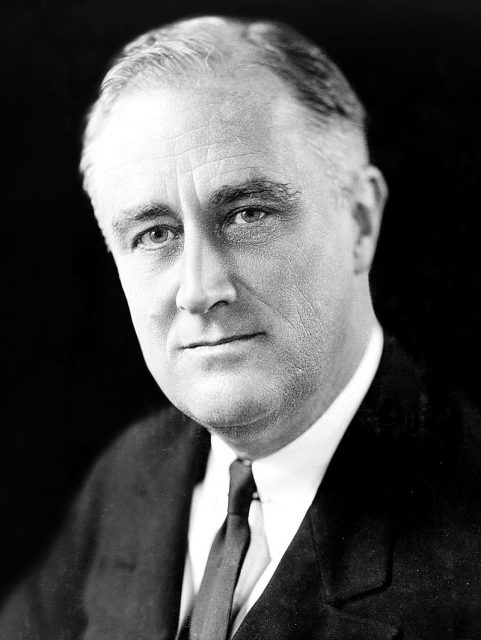 Franklin Delano Roosevelt, 1933.