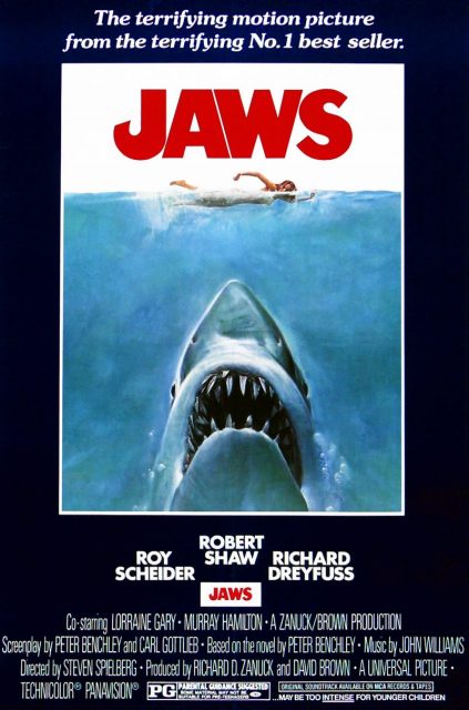 ‘Jaws’ a 1975 poster (Photo by: Universal History Archive/UIG via Getty Images)
