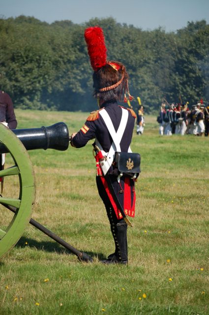 Napoleonic Gunner, living history re-enactor.