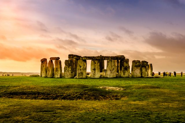 Stonehenge Sunset Landscape