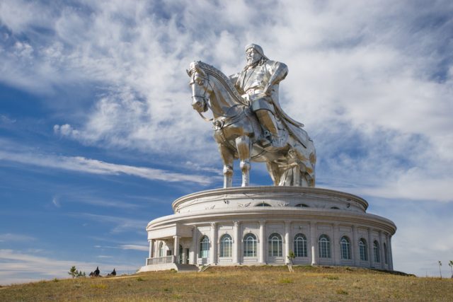 Genghis Khan statue