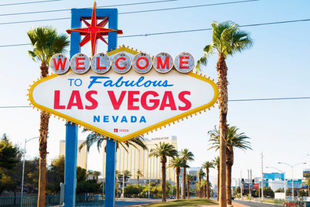Famous sign “Welcome to Fabulous Las Vegas, Nevada” – South Las Vegas Boulevard (The Strip), Las Vegas, USA