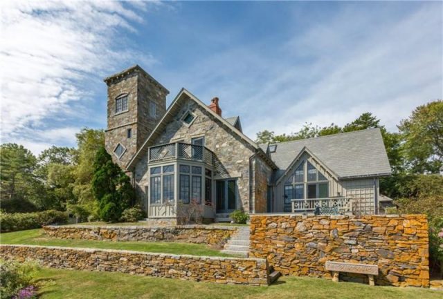 Beckett’s Castle, built 1871-1874 from local stone. Photo by Zillow