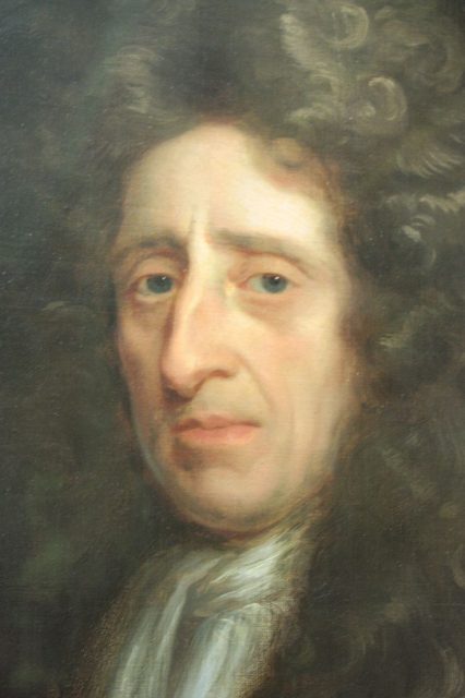 John Locke’s portrait by Godfrey Kneller, National Portrait Gallery, London.
