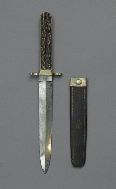 Dagger used by Booth to attack Rathbone