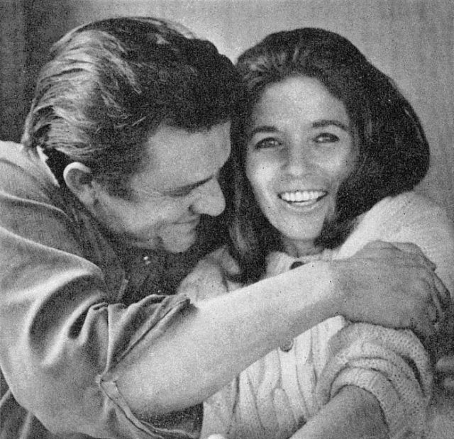 Johnny Cash and June Carter Cash.