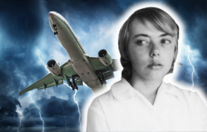 Lightning storm + Airplane in the sky + Portrait of Juliane Koepcke