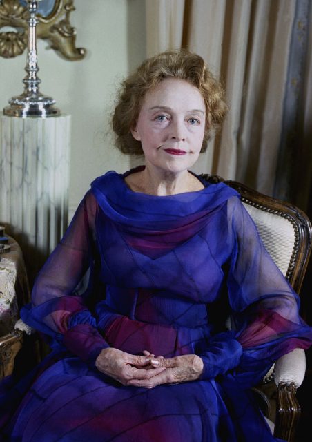 Lillian Gish in her New York apartment.  photo by Allan Warren – CC BY-SA 3.0