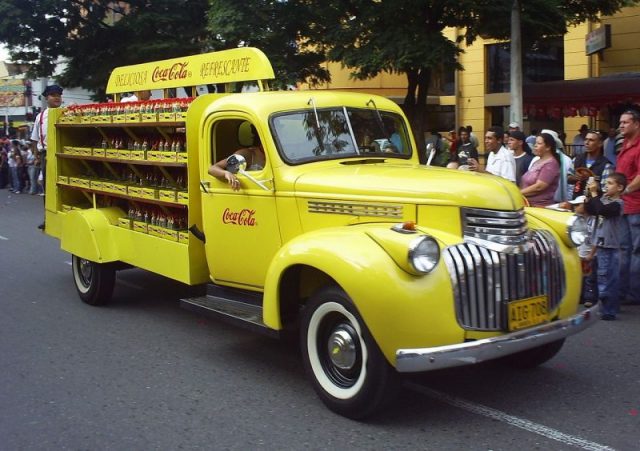 The Coca-Cola crates on this open truck model make for an impressive sight. It’s also probably designed to make you crave for one little glass of coke. Photo by SajoR CC BY SA 2.5