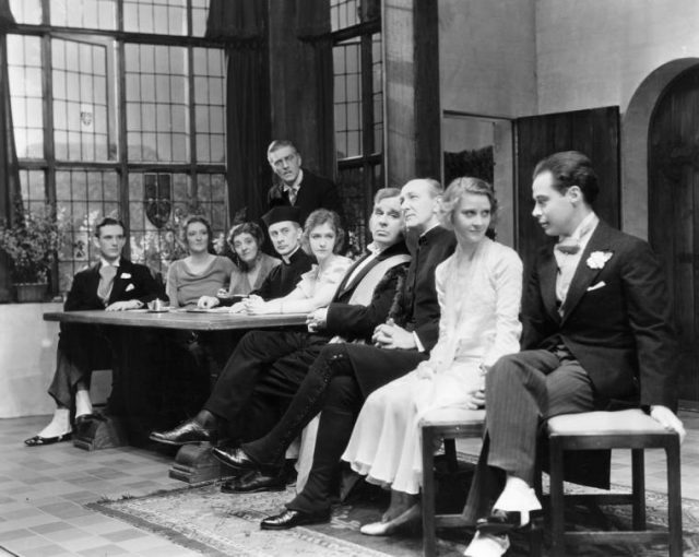 Photograph of the cast of George Bernard Shaw’s Getting Married, produced by the Theater Guild.