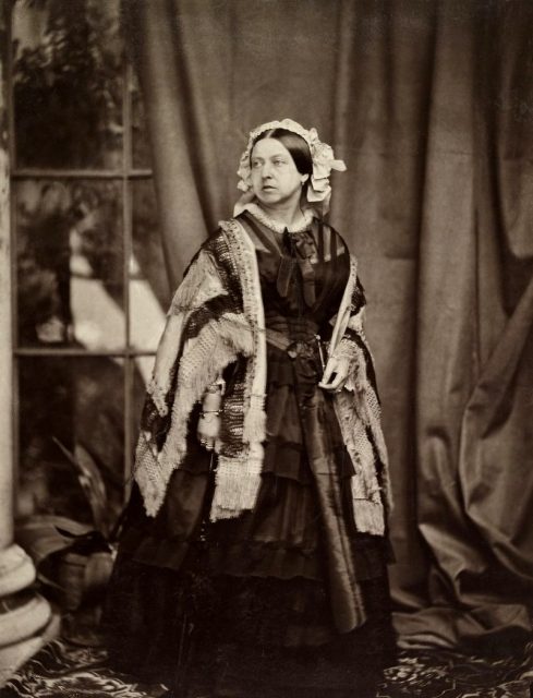 Queen Victoria by J.J.E. Mayall, 1860.