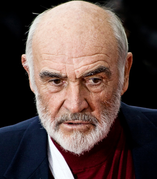 Sean Connery at the 2008 Edinburgh International Film Festival. Photo by Stuart Crawford CC BY-SA 3.0