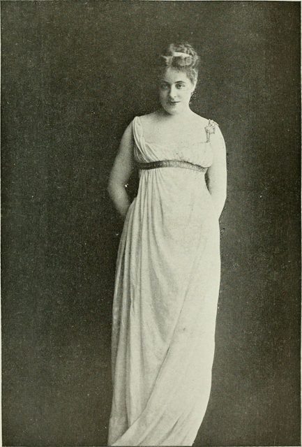 Sibyl Sanderson as Phryné, April 1893