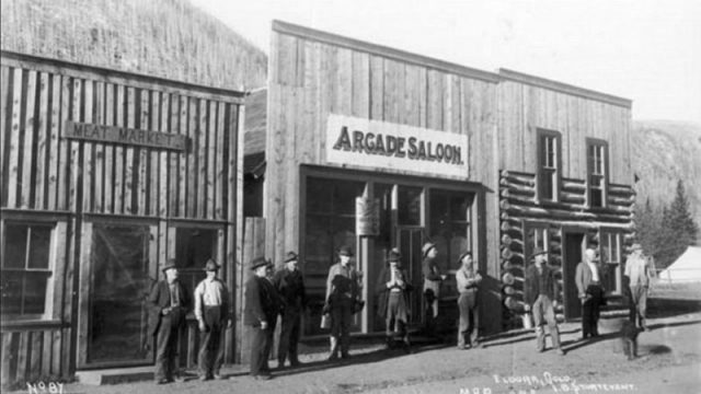 The Arcade Saloon in 1898 Eldora, Colorado.