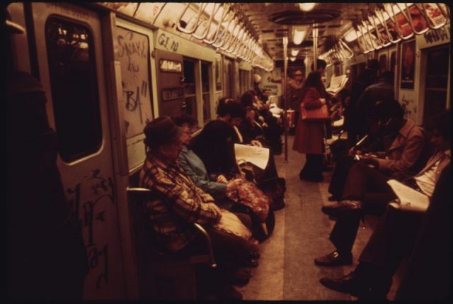 NYC Subway, 1970s.