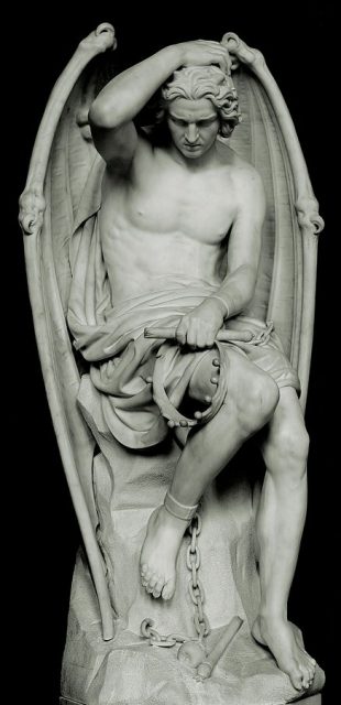The Genius of Evil, Guillaume Geefs, 1848. Photo by  I, Luc Viatour, CC BY-SA 3.0