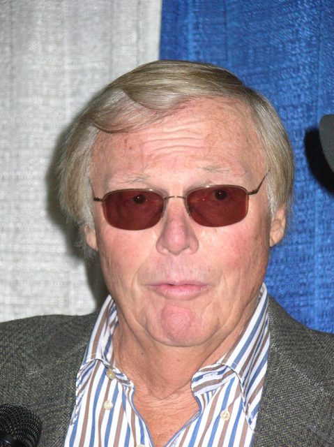 Adam West being interviewed for TV Guide Network at WonderCon 2009. Photo by BrokenSphere CC BY SA 3.0