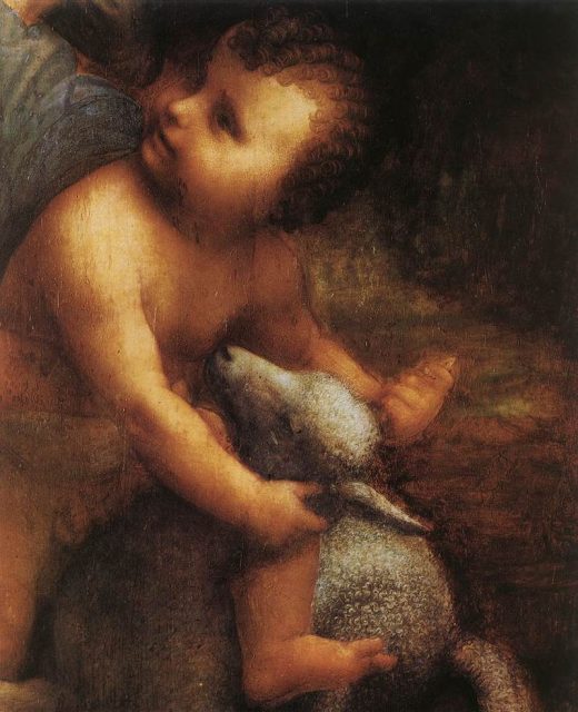 Detail – Christ with the Lamb