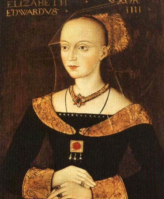 Elizabeth Woodville (1437-1492), Queen Consort of Edward IV of England.